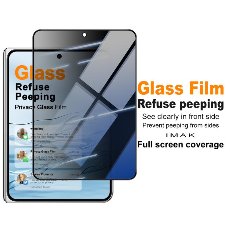 imak HD Full Screen Privacy Tempered Glass Protective Film, For Huawei Pura X Max, For Huawei Mate 80 Pro Max Wind 5G, For Huawei Mate 80 Pro Max, For Huawei Mate 80/Mate 80 Pro, For Huawei Mate 60 / Mate 70