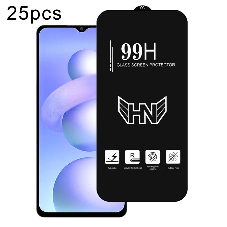 25 PCS/Pack High Aluminum Large Arc Full Screen Tempered Glass Film, For Xiaomi Poco X8 Pro Max 5G, For Xiaomi Poco X8 Pro 5G, For Xiaomi Poco C85 5G / 4G, For Xiaomi Poco M7 4G 171mm, For Xiaomi Poco M7 Plus 5G, For Xiaomi 15T Pro 5G, For Xiaomi 15T 5...