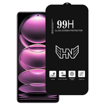High Aluminum Large Arc Full Screen Tempered Glass Film, For Redmi Note 17 5G / 4G Global, For Redmi Note 17 Pro+ 5G Global 163.4mm, For Redmi 17 5G / 4G Global 170mm, For Redmi A7 4G 171.8mm, For Redmi A7 Pro 5G / 4G 171mm, For Redmi 15a 5G           ...