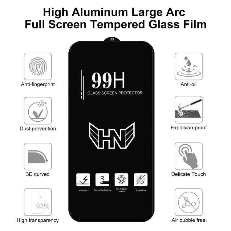 High Aluminum Large Arc Full Screen Tempered Glass Film, For Redmi Note 17 5G / 4G Global, For Redmi Note 17 Pro+ 5G Global 163.4mm, For Redmi 17 5G / 4G Global 170mm, For Redmi A7 4G 171.8mm, For Redmi A7 Pro 5G / 4G 171mm, For Redmi 15a 5G           ...