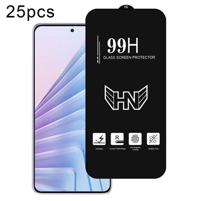 25 PCS/Pack High Aluminum Large Arc Full Screen Tempered Glass Film, For Redmi Note 17 5G / 4G Global, For Redmi Note 17 Pro+ 5G Global 163.4mm, For Redmi 17 5G / 4G Global 170mm, For Redmi A7 4G 171.8mm, For Redmi A7 Pro 5G / 4G 171mm, For Redmi 15a 5...