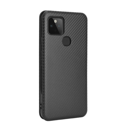 Black carbon-fiber texture phone case with cutouts for camera and fingerprint