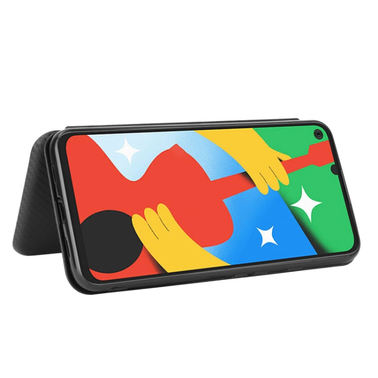 Black magnetic flip phone case with kickstand for landscape viewing