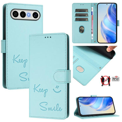 Smile Embossing RFID Leather Phone Case, For vivo X300 FE / S50 Pro mini 5G, For vivo X300s, For vivo Y21 5G 2026 / vivo Y05 4G, For vivo V70 FE 5G, For vivo X300 Ultra, For vivo X300 Pro 5G, For vivo X300 5G, For vivo Y31 5G Global                    ...