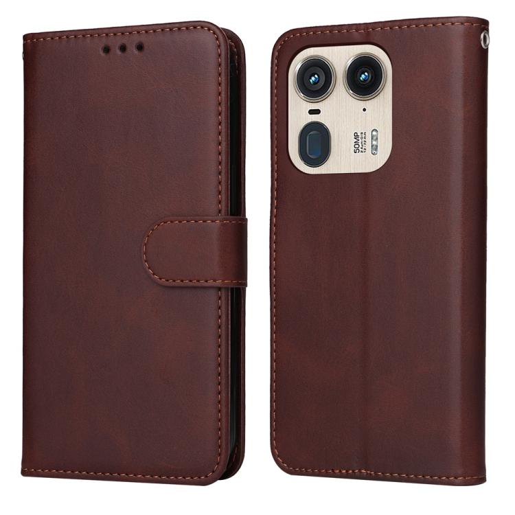Classic Calf Texture Flip Leather Phone Case, For Motorola Edge 50 Ultra / X50 Ultra, For Motorola Edge 50 Fusion