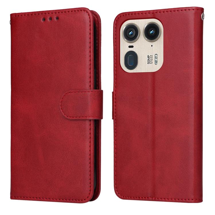 Classic Calf Texture Flip Leather Phone Case, For Motorola Edge 50 Ultra / X50 Ultra, For Motorola Edge 50 Fusion