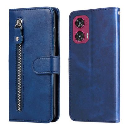 Fashion Calf Texture Zipper Leather Phone Case, For Motorola Edge 50 Ultra / X50 Ultra, For Motorola Edge 50 Fusion