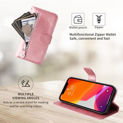 Fashion Calf Texture Zipper Leather Phone Case, For Motorola Edge 50 Ultra / X50 Ultra, For Motorola Edge 50 Fusion