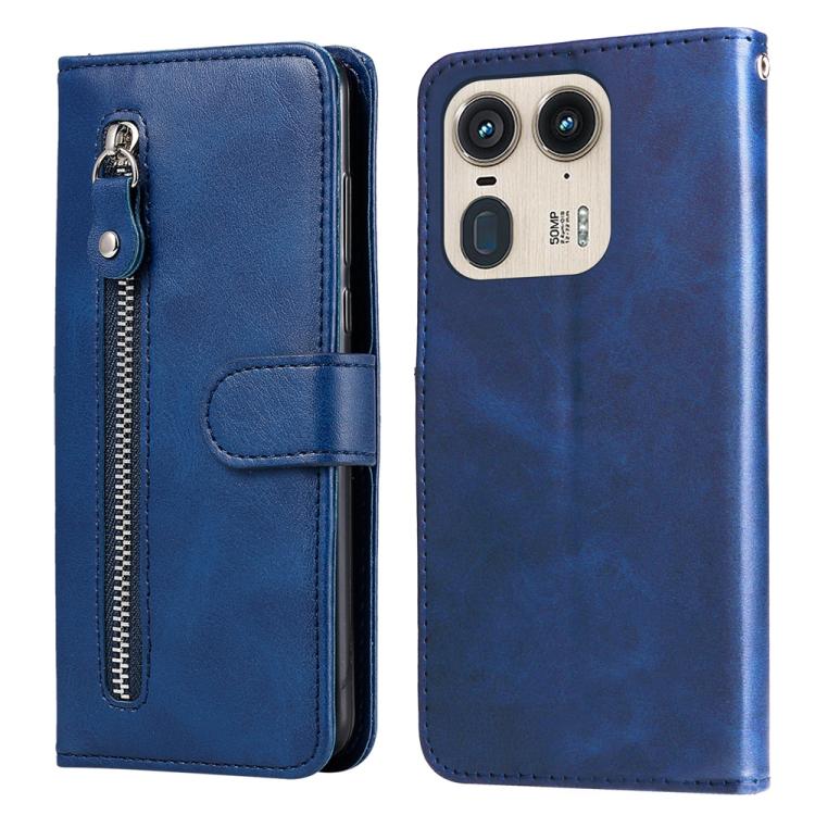 Fashion Calf Texture Zipper Leather Phone Case, For Motorola Edge 50 Ultra / X50 Ultra, For Motorola Edge 50 Fusion