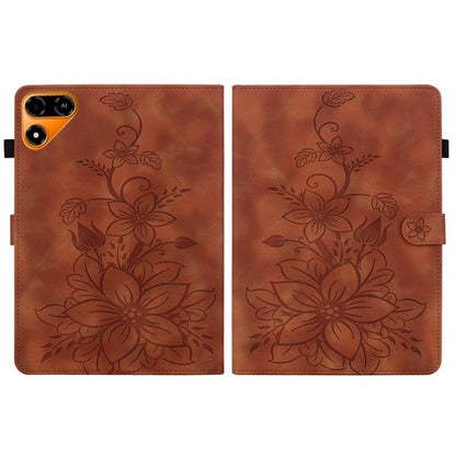 Lily Embossed Leather Tablet Case, For Tecno Megapad 2, For Tecno Megapad 11