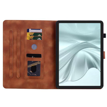 Lily Embossed Leather Tablet Case, For Tecno Megapad 2, For Tecno Megapad 11