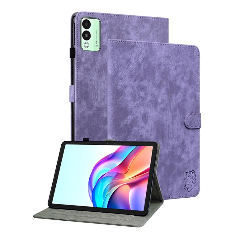 Tiger Pattern Flip Leather Tablet Case, For Tecno Megapad 2, For Tecno Megapad 11