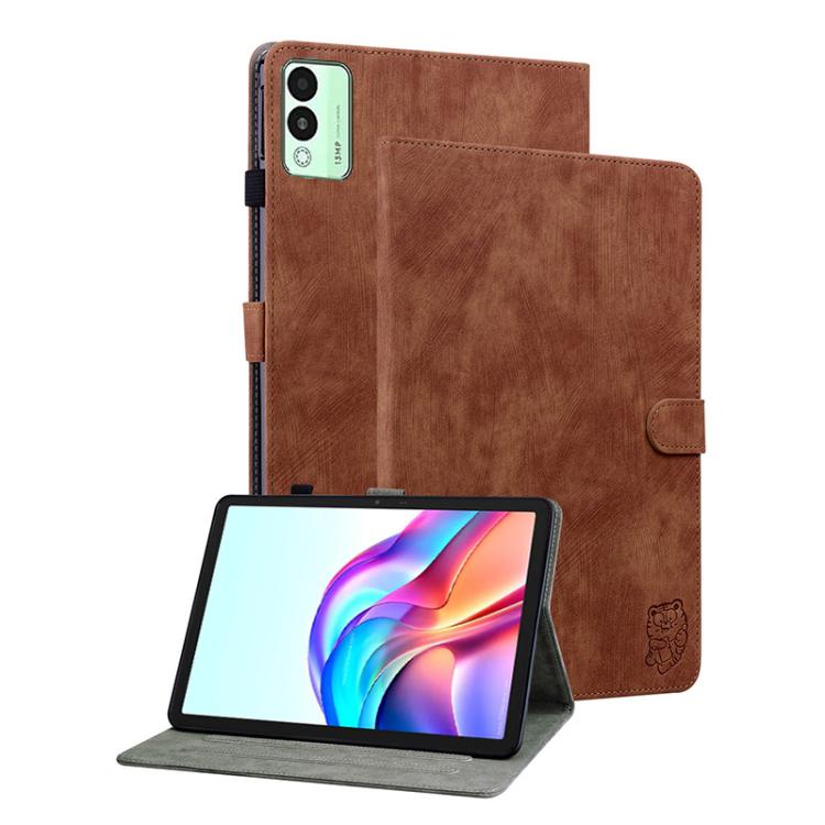 Tiger Pattern Flip Leather Tablet Case, For Tecno Megapad 2, For Tecno Megapad 11