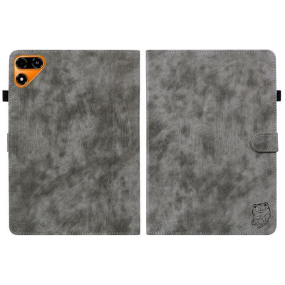 Tiger Pattern Flip Leather Tablet Case, For Tecno Megapad 2, For Tecno Megapad 11
