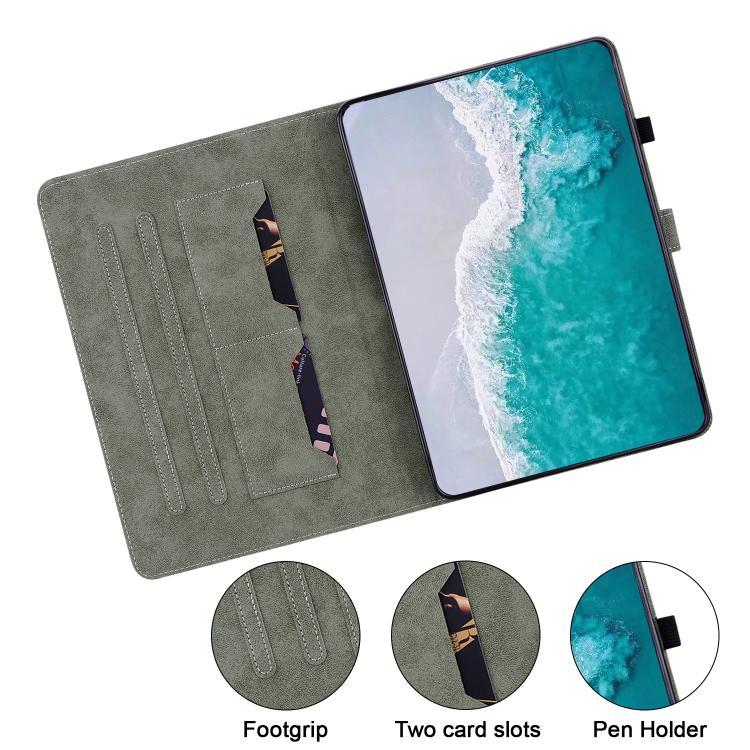 Tiger Pattern Flip Leather Tablet Case, For Tecno Megapad 2, For Tecno Megapad 11