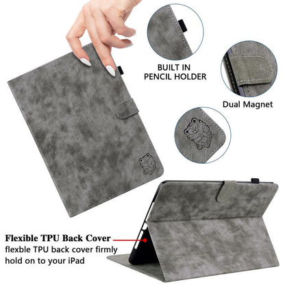 Tiger Pattern Flip Leather Tablet Case, For Tecno Megapad 2, For Tecno Megapad 11