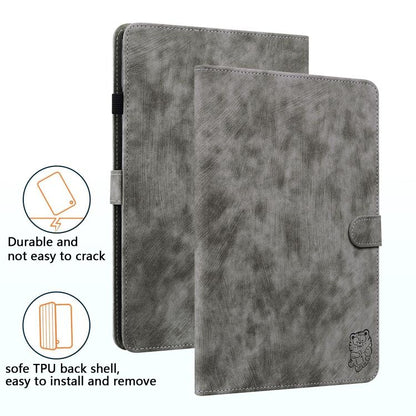 Tiger Pattern Flip Leather Tablet Case, For Tecno Megapad 2, For Tecno Megapad 11