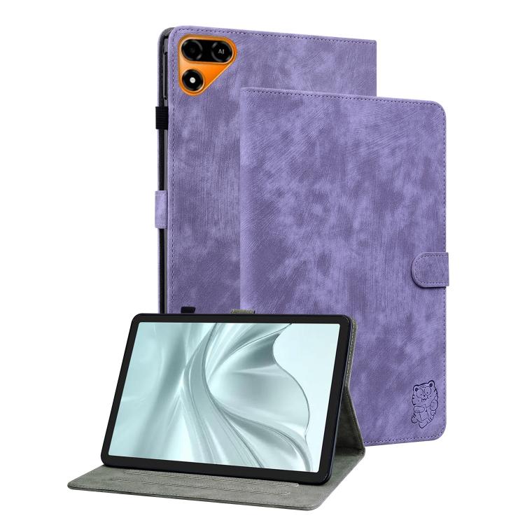 Tiger Pattern Flip Leather Tablet Case, For Tecno Megapad 2, For Tecno Megapad 11