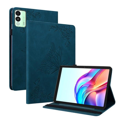 Butterfly Flower Embossed Leather Tablet Case, For Tecno Megapad 2, For Tecno Megapad 11