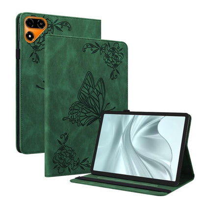 Butterfly Flower Embossed Leather Tablet Case, For Tecno Megapad 2, For Tecno Megapad 11