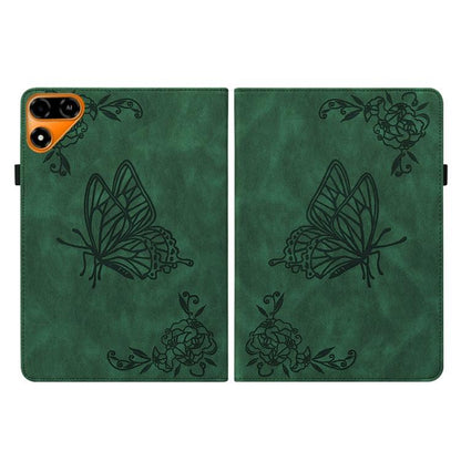Butterfly Flower Embossed Leather Tablet Case, For Tecno Megapad 2, For Tecno Megapad 11