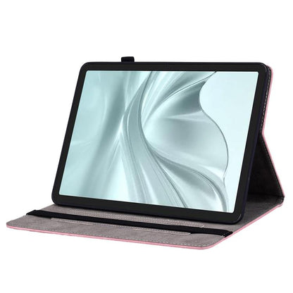 Butterfly Rose Embossed Leather Tablet Case, For Tecno Megapad 2, For Tecno Megapad 11