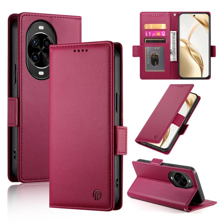 Side Buckle Magnetic Frosted Leather Phone Case, For Huawei Enjoy 90 / Enjoy 90 Plus / nova Y74, For Huawei nova 15 Pro / nova 15 Ultra, For Huawei Pura 80 Ultra 5G, For Huawei Pura 80 Pro 5G / Pura 80 Pro+ 5G, For Huawei Pura 80 5G                    ...