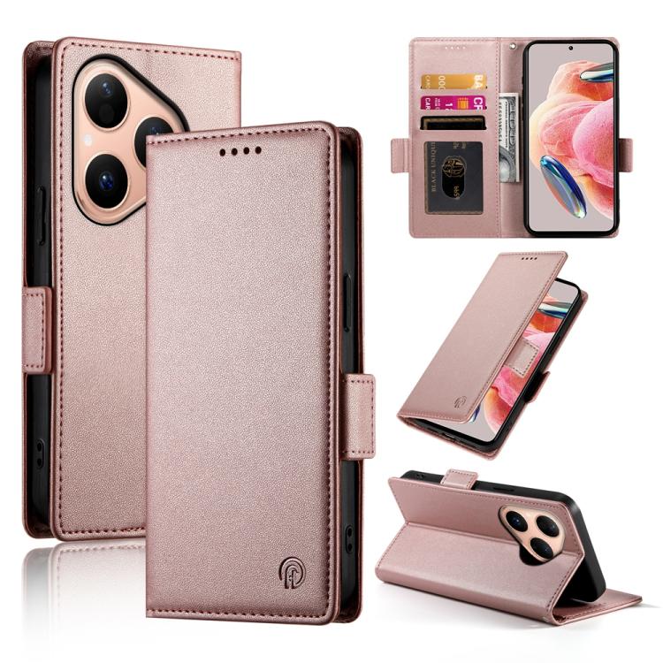 Side Buckle Magnetic Frosted Leather Phone Case, For Huawei Enjoy 90 / Enjoy 90 Plus / nova Y74, For Huawei nova 15 Pro / nova 15 Ultra, For Huawei Pura 80 Ultra 5G, For Huawei Pura 80 Pro 5G / Pura 80 Pro+ 5G, For Huawei Pura 80 5G                    ...