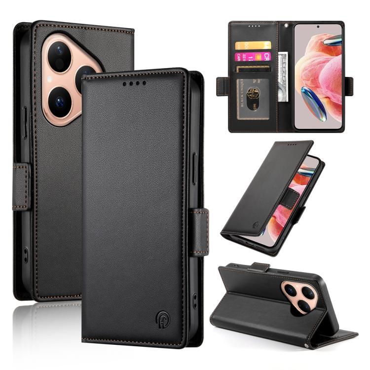 Side Buckle Magnetic Frosted Leather Phone Case, For Huawei Enjoy 90 / Enjoy 90 Plus / nova Y74, For Huawei nova 15 Pro / nova 15 Ultra, For Huawei Pura 80 Ultra 5G, For Huawei Pura 80 Pro 5G / Pura 80 Pro+ 5G, For Huawei Pura 80 5G                    ...
