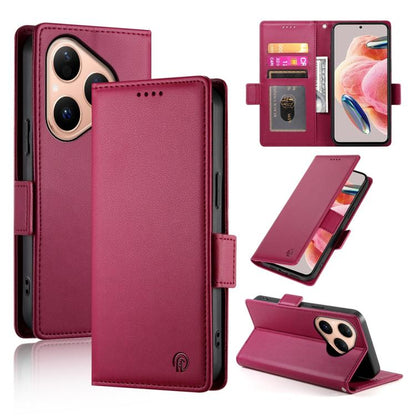 Side Buckle Magnetic Frosted Leather Phone Case, For Huawei Enjoy 90 / Enjoy 90 Plus / nova Y74, For Huawei nova 15 Pro / nova 15 Ultra, For Huawei Pura 80 Ultra 5G, For Huawei Pura 80 Pro 5G / Pura 80 Pro+ 5G, For Huawei Pura 80 5G                    ...