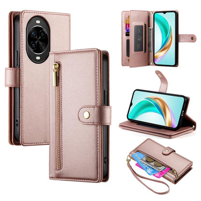Nine Card-slot Zipper Wallet Bag Leather Phone Case, For Huawei Enjoy 90 / Enjoy 90 Plus / nova Y74, For Huawei Pura 80 Ultra 5G, For Huawei Pura 80 Pro 5G / Pura 80 Pro+ 5G, For Huawei Pura 80 5G, For Huawei nova 14 Ultra, For Huawei nova 14 Pro      ...
