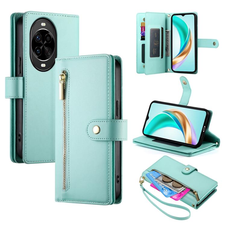 Nine Card-slot Zipper Wallet Bag Leather Phone Case, For Huawei Enjoy 90 / Enjoy 90 Plus / nova Y74, For Huawei Pura 80 Ultra 5G, For Huawei Pura 80 Pro 5G / Pura 80 Pro+ 5G, For Huawei Pura 80 5G, For Huawei nova 14 Ultra, For Huawei nova 14 Pro      ...