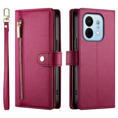 Nine Card-slot Zipper Wallet Bag Leather Phone Case, For Huawei Enjoy 90 / Enjoy 90 Plus / nova Y74, For Huawei Pura 80 Ultra 5G, For Huawei Pura 80 Pro 5G / Pura 80 Pro+ 5G, For Huawei Pura 80 5G, For Huawei nova 14 Ultra, For Huawei nova 14 Pro      ...