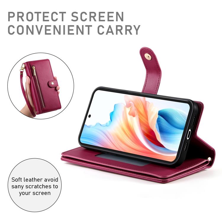 Nine Card-slot Zipper Wallet Bag Leather Phone Case, For Huawei Enjoy 90 / Enjoy 90 Plus / nova Y74, For Huawei Pura 80 Ultra 5G, For Huawei Pura 80 Pro 5G / Pura 80 Pro+ 5G, For Huawei Pura 80 5G, For Huawei nova 14 Ultra, For Huawei nova 14 Pro      ...