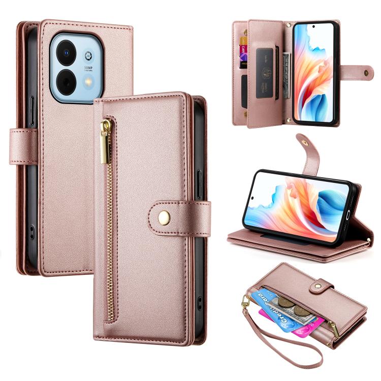 Nine Card-slot Zipper Wallet Bag Leather Phone Case, For Huawei Enjoy 90 / Enjoy 90 Plus / nova Y74, For Huawei Pura 80 Ultra 5G, For Huawei Pura 80 Pro 5G / Pura 80 Pro+ 5G, For Huawei Pura 80 5G, For Huawei nova 14 Ultra, For Huawei nova 14 Pro      ...