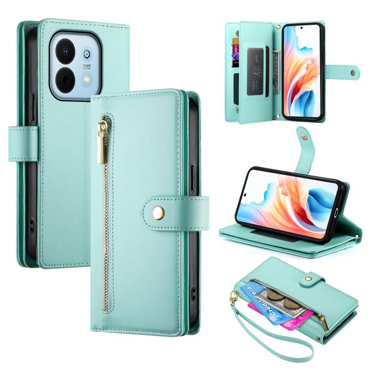 Nine Card-slot Zipper Wallet Bag Leather Phone Case, For Huawei Enjoy 90 / Enjoy 90 Plus / nova Y74, For Huawei Pura 80 Ultra 5G, For Huawei Pura 80 Pro 5G / Pura 80 Pro+ 5G, For Huawei Pura 80 5G, For Huawei nova 14 Ultra, For Huawei nova 14 Pro      ...