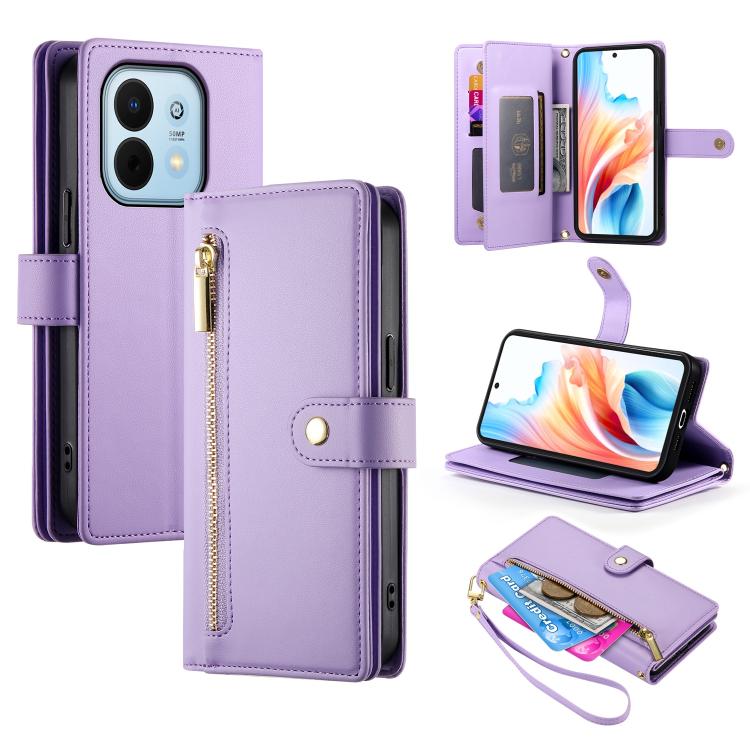 Nine Card-slot Zipper Wallet Bag Leather Phone Case, For Huawei Enjoy 90 / Enjoy 90 Plus / nova Y74, For Huawei Pura 80 Ultra 5G, For Huawei Pura 80 Pro 5G / Pura 80 Pro+ 5G, For Huawei Pura 80 5G, For Huawei nova 14 Ultra, For Huawei nova 14 Pro      ...