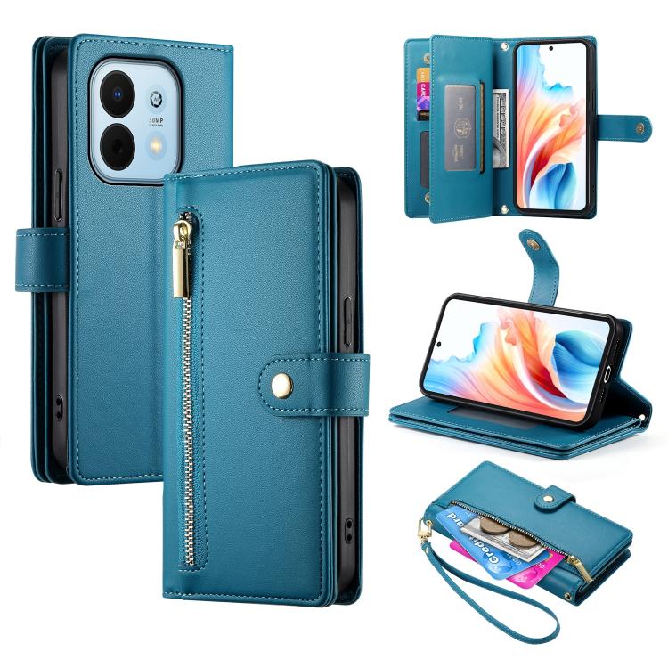 Nine Card-slot Zipper Wallet Bag Leather Phone Case, For Huawei Enjoy 90 / Enjoy 90 Plus / nova Y74, For Huawei Pura 80 Ultra 5G, For Huawei Pura 80 Pro 5G / Pura 80 Pro+ 5G, For Huawei Pura 80 5G, For Huawei nova 14 Ultra, For Huawei nova 14 Pro      ...