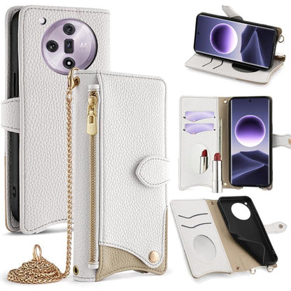 Crossbody Chain Fishtail Litchi Leather Phone Case, For OPPO Find X9, For OPPO F31 5G, For OPPO Find X9 Pro, For OPPO K13 Turbo Pro 5G, For OPPO Reno14 F 5G, For OPPO A5x 5G / A3 4G / 5G / A3x 4G / 5G, For OPPO Find X8s+, For OPPO Find X8s             ...