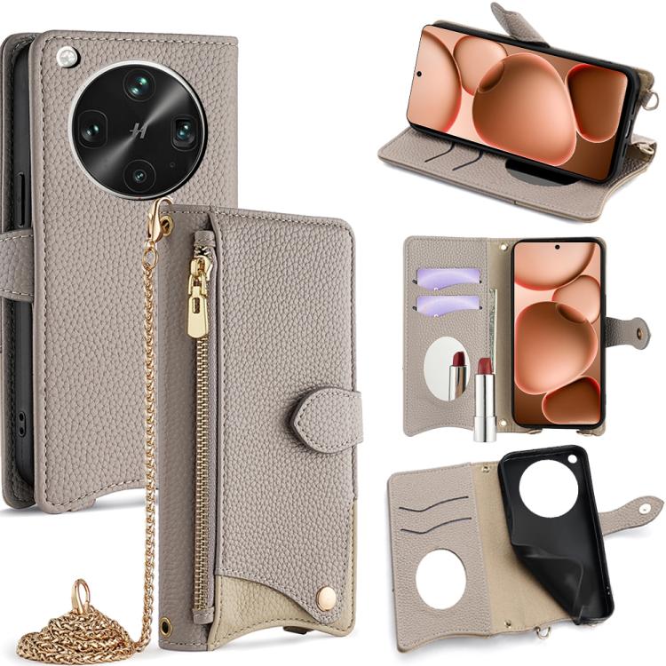Crossbody Chain Fishtail Litchi Leather Phone Case, For OPPO Find X9, For OPPO F31 5G, For OPPO Find X9 Pro, For OPPO K13 Turbo Pro 5G, For OPPO Reno14 F 5G, For OPPO A5x 5G / A3 4G / 5G / A3x 4G / 5G, For OPPO Find X8s+, For OPPO Find X8s             ...