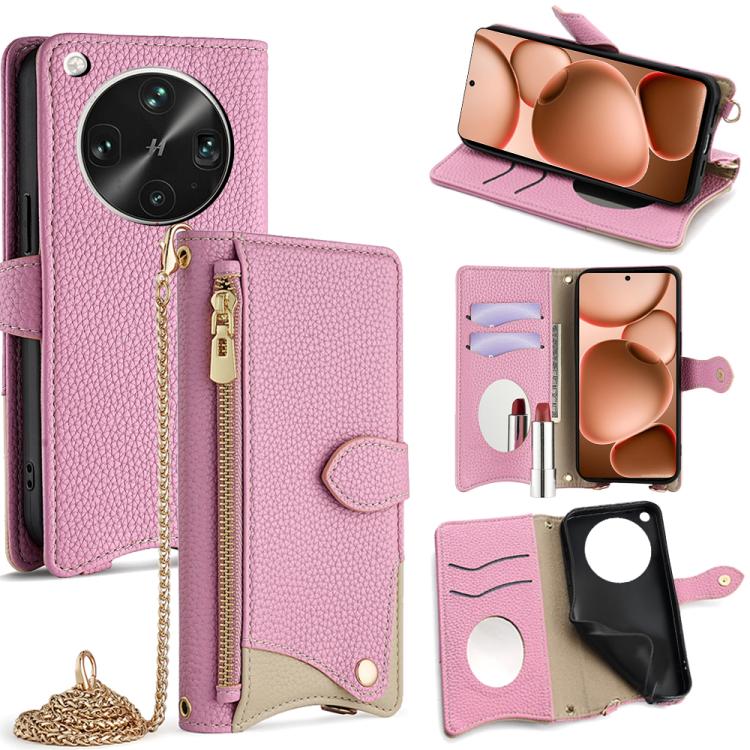 Crossbody Chain Fishtail Litchi Leather Phone Case, For OPPO Find X9, For OPPO F31 5G, For OPPO Find X9 Pro, For OPPO K13 Turbo Pro 5G, For OPPO Reno14 F 5G, For OPPO A5x 5G / A3 4G / 5G / A3x 4G / 5G, For OPPO Find X8s+, For OPPO Find X8s             ...