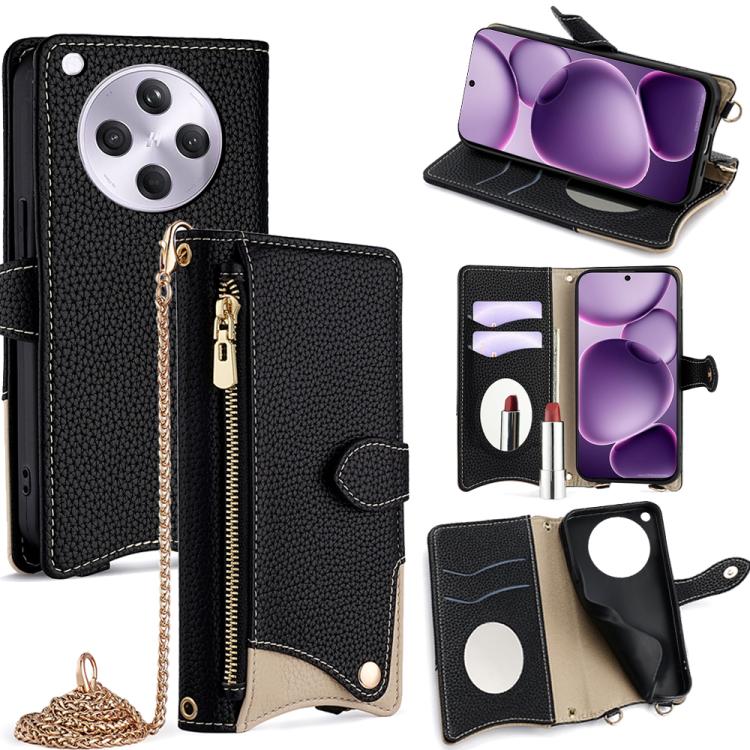 Crossbody Chain Fishtail Litchi Leather Phone Case, For OPPO Find X9, For OPPO F31 5G, For OPPO Find X9 Pro, For OPPO K13 Turbo Pro 5G, For OPPO Reno14 F 5G, For OPPO A5x 5G / A3 4G / 5G / A3x 4G / 5G, For OPPO Find X8s+, For OPPO Find X8s             ...
