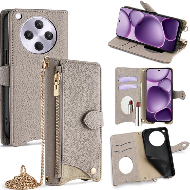 Crossbody Chain Fishtail Litchi Leather Phone Case, For OPPO Find X9, For OPPO F31 5G, For OPPO Find X9 Pro, For OPPO K13 Turbo Pro 5G, For OPPO Reno14 F 5G, For OPPO A5x 5G / A3 4G / 5G / A3x 4G / 5G, For OPPO Find X8s+, For OPPO Find X8s             ...
