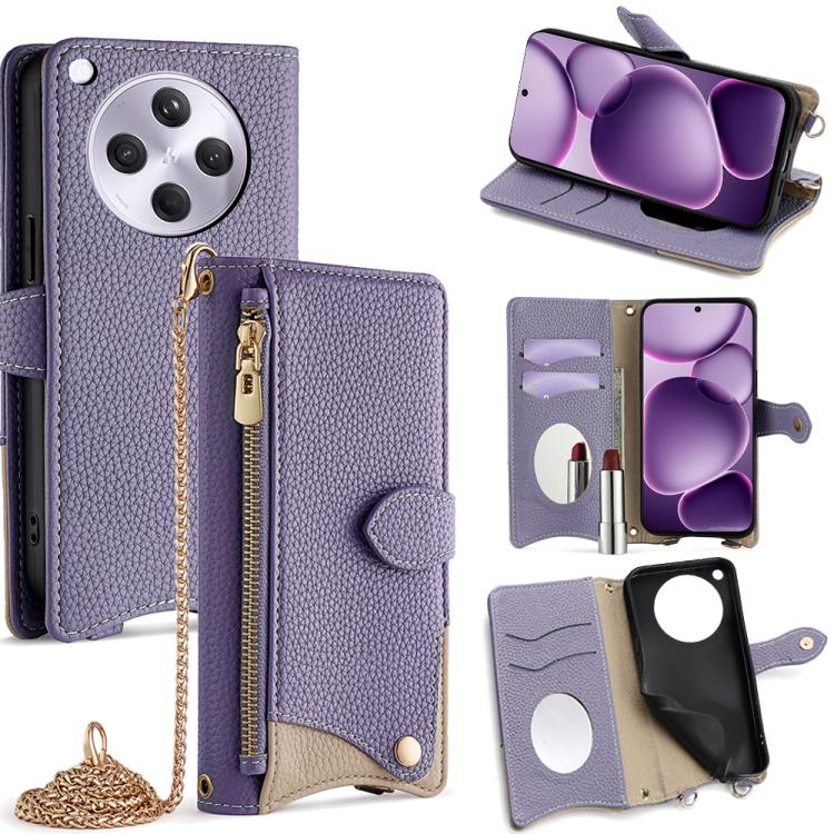 Crossbody Chain Fishtail Litchi Leather Phone Case, For OPPO Find X9, For OPPO F31 5G, For OPPO Find X9 Pro, For OPPO K13 Turbo Pro 5G, For OPPO Reno14 F 5G, For OPPO A5x 5G / A3 4G / 5G / A3x 4G / 5G, For OPPO Find X8s+, For OPPO Find X8s             ...