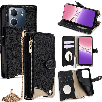 Crossbody Chain Fishtail Litchi Leather Phone Case, For OPPO Find X9, For OPPO F31 5G, For OPPO Find X9 Pro, For OPPO K13 Turbo Pro 5G, For OPPO Reno14 F 5G, For OPPO A5x 5G / A3 4G / 5G / A3x 4G / 5G, For OPPO Find X8s+, For OPPO Find X8s             ...