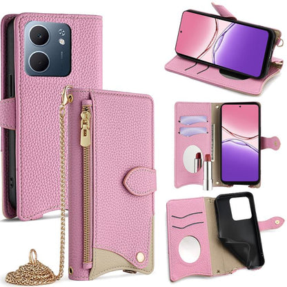 Crossbody Chain Fishtail Litchi Leather Phone Case, For OPPO Find X9, For OPPO F31 5G, For OPPO Find X9 Pro, For OPPO K13 Turbo Pro 5G, For OPPO Reno14 F 5G, For OPPO A5x 5G / A3 4G / 5G / A3x 4G / 5G, For OPPO Find X8s+, For OPPO Find X8s             ...