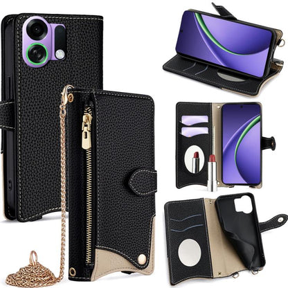 Crossbody Chain Fishtail Litchi Leather Phone Case, For OPPO Find X9, For OPPO F31 5G, For OPPO Find X9 Pro, For OPPO K13 Turbo Pro 5G, For OPPO Reno14 F 5G, For OPPO A5x 5G / A3 4G / 5G / A3x 4G / 5G, For OPPO Find X8s+, For OPPO Find X8s             ...