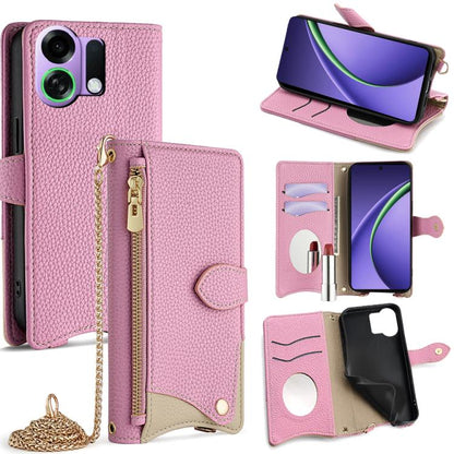 Crossbody Chain Fishtail Litchi Leather Phone Case, For OPPO Find X9, For OPPO F31 5G, For OPPO Find X9 Pro, For OPPO K13 Turbo Pro 5G, For OPPO Reno14 F 5G, For OPPO A5x 5G / A3 4G / 5G / A3x 4G / 5G, For OPPO Find X8s+, For OPPO Find X8s             ...