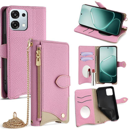 Crossbody Chain Fishtail Litchi Leather Phone Case, For OPPO Find X9, For OPPO F31 5G, For OPPO Find X9 Pro, For OPPO K13 Turbo Pro 5G, For OPPO Reno14 F 5G, For OPPO A5x 5G / A3 4G / 5G / A3x 4G / 5G, For OPPO Find X8s+, For OPPO Find X8s             ...