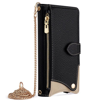 Crossbody Chain Fishtail Litchi Leather Phone Case, For OPPO Find X9, For OPPO F31 5G, For OPPO Find X9 Pro, For OPPO K13 Turbo Pro 5G, For OPPO Reno14 F 5G, For OPPO A5x 5G / A3 4G / 5G / A3x 4G / 5G, For OPPO Find X8s+, For OPPO Find X8s             ...